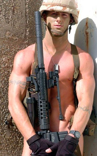 naked army man