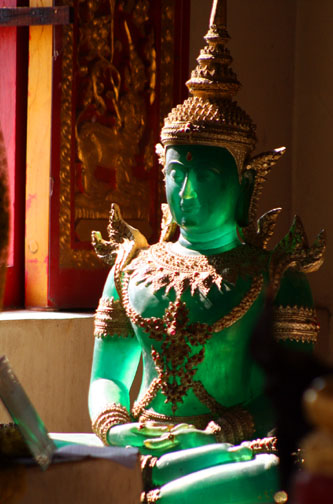 Translucent Green Buddha