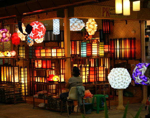 chiang mai night market lights
