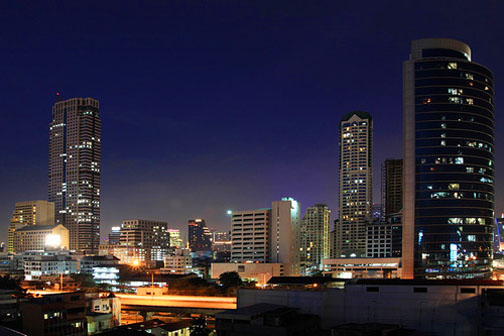 The Jewelry Trade Center is a towering party of Bangkok’s skyline.