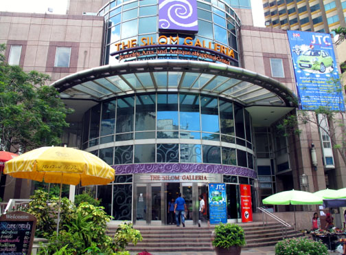 The Silom Galleria at The Jewelry Trade Center offers gems, antiques, and art.