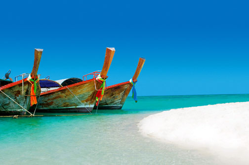 The cost of a beautiful tropical beach scene in Thailand: nada.