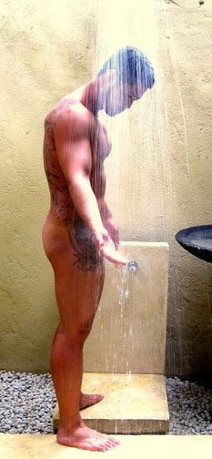 Ahh, those Bali-style showers . . .