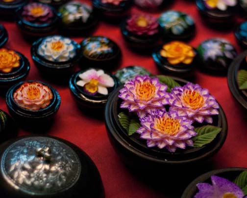 Intricately carved flowers made from soap are cheap in Thailand and can sell for 10 times their cost back home  -  oh wait, that’s considered a cosmetic and requires a special license to import.