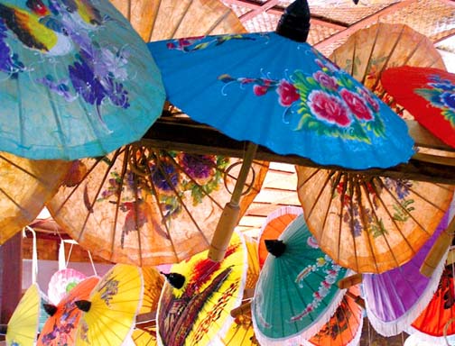 Beautifully painted handmade umbrellas are a popular souvenir from Thailand. Whodathunk when importing them commercially they become a toxic item that requires chemical testing?