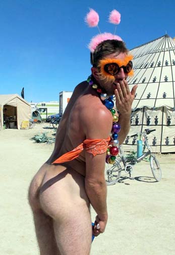 Burning Man is not so much an event for gays as it is a gay event.