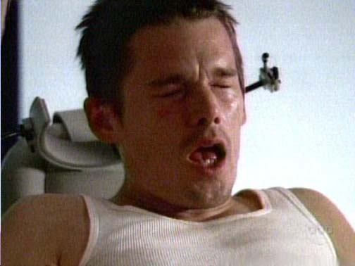 Ethan Hawke is deserving of an Oscar just for his O face while doing Patricia Arquette. Now that's acting! 